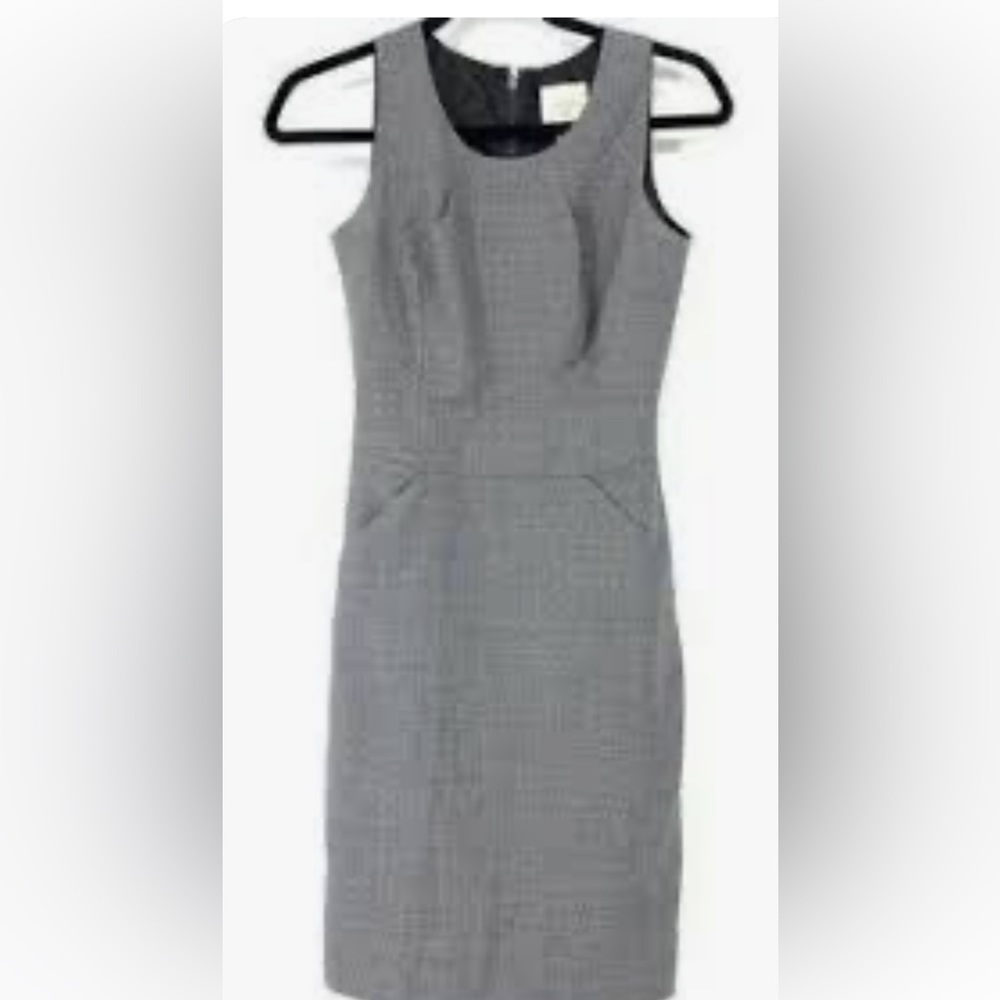 J Crew Grey 10 Petite Dress